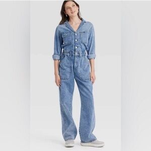 Universal Thread Light Blue Denim Overalls